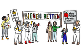 Umwelt – Bienen retten