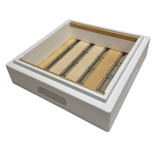 Segeberger Wabenhonig EM für 40 Stk. 10x10 Rähmchen Adapter zum selber bauen