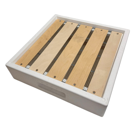 Segeberger Wabenhonig EM für 40 Stk. 10x10 Rähmchen Adapter zum selber bauen